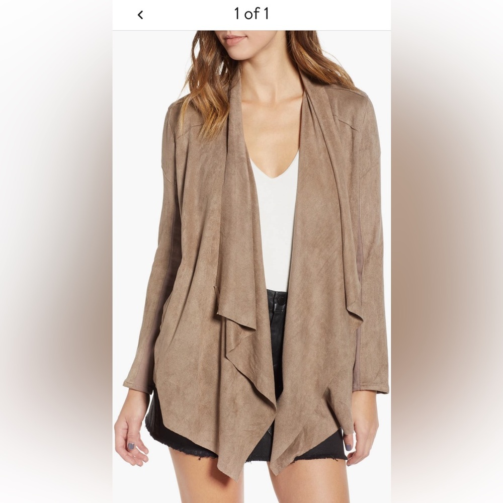 Blank NYC Could Nine Drape Jacket